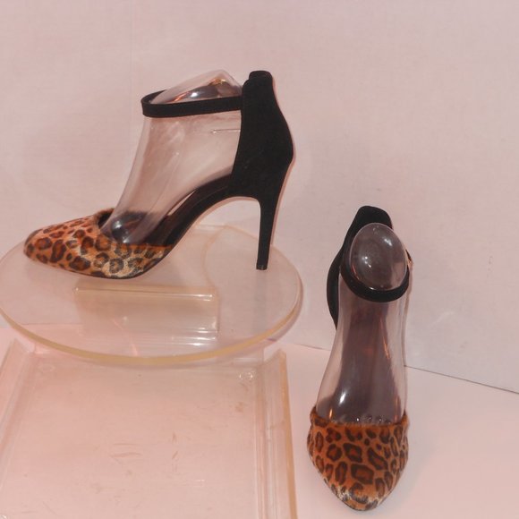 APT. 9 LEOPARD PRINT TEXTURED SHOES SIZE 8 MEDIUM - Picture 3 of 7